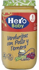 HERO TARRITO  POLLO/TERNERA/VERDURAS 235G. (352)