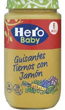 HERO TARRITO JAMON CON GUISANTES 235G. (352)