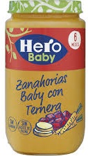 HERO TARRITO TERNERA CON ZANAHORIA 235G. (352)