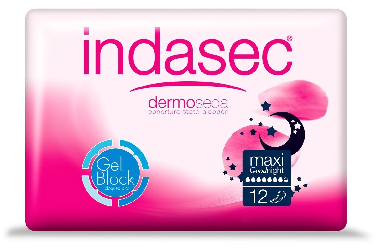 INDASEC DERMOSEDA MAXI NIGHT 12U. (372)