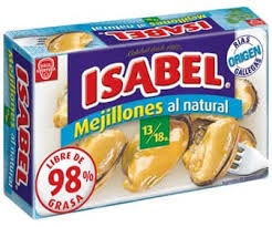 ISABEL MEJILLONES AL NATURAL 69 GRS (368)