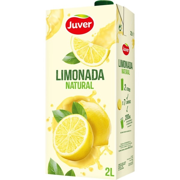 JUVER LIMONADA NATURAL 2L.