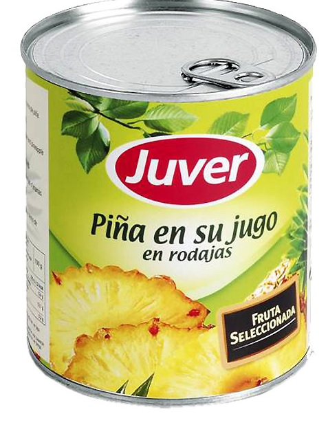 JUVER PIÑA EN SU JUGO 490G.