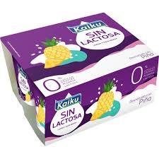 KAIKU YOGUR PIÑA DESNATADO SIN LACTOSA 4X125 ML (386)