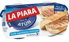 LA PIARA PATE DE ATUN SOLO NATURAL PACK DE 2 LATAS DE 75GRS (401)