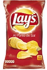 LAYS PATATAS AL PUNTO DE SAL 136 GRS PVP 1,5€