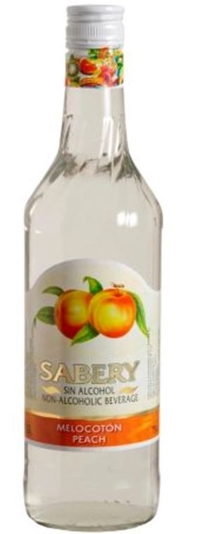 LICOR SABERY MELOCOTON S/ALCOH.75CL (534)