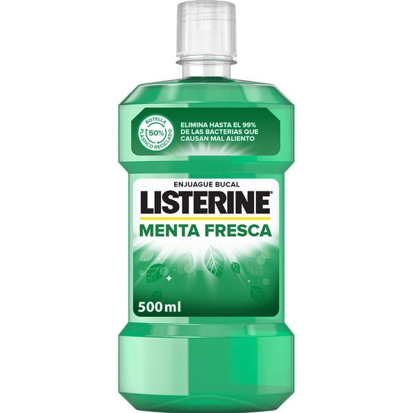 LISTERINE BUCAL MENTA FRESCA 500ML (424)