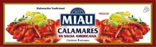 MIAU CALAMARES S. AMERICANA 3X51 GRS (439)