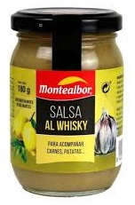 MONTEALBOR SALSA AL WHISKY 180G.