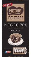 NESTLE POSTRES NEGRO 70%.170G