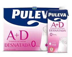 PULEVA LECHE DESNATADA 1 L