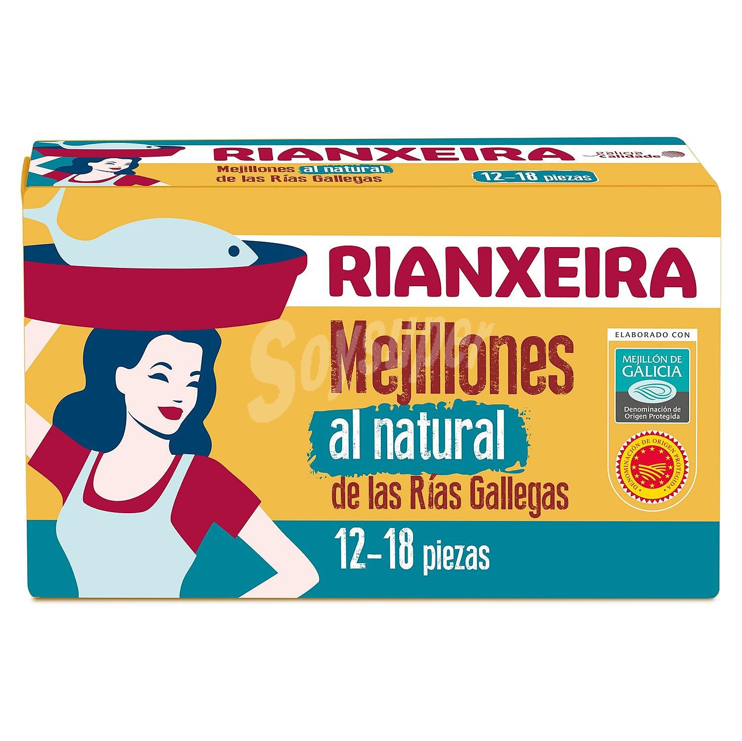 RIANXEIRA MEJILLON AL NATURAL 12/18 69G- (629)