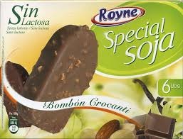 ROYNE BOMBON SOJA CROCANTI SIN LACTOSA 6X50 ML