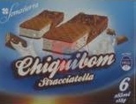 ROYNE HELADO SANDWICH CHIQUIBOM STRACCIATELLA 6X85 ML