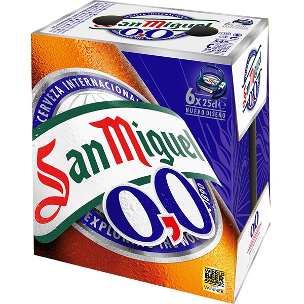 SAN MIGUEL 0,0 S/A.25CL PACK-6 UNID