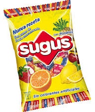 SUGUS CARAMELO BOLSA 150G.