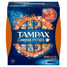 TAMPAX COMPAK PEARL SUPER PLUS 18U. (574)