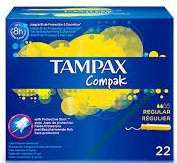 TAMPAX COMPAK REGULAR DE 22 UNID. (575)