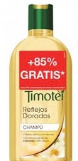 TIMOTEI CHAMPU R.DORADOS 400+350ML (584)