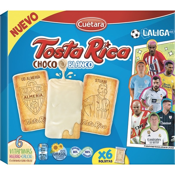 TOSTA RICA CHOCO BLANCO 220G.