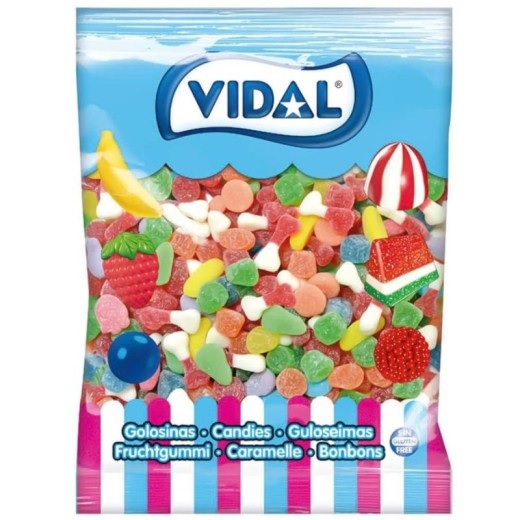 VIDAL GOMINOLA MINI MIX AZUCAR BOLSA 1KG.