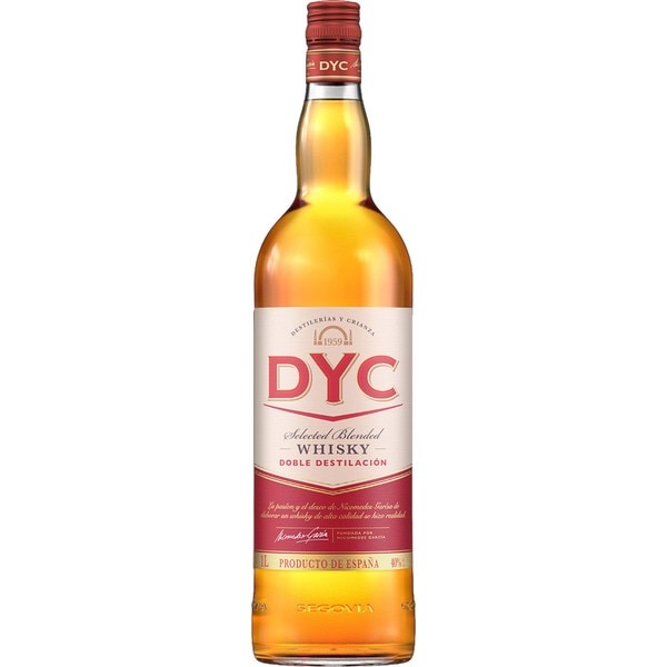 WHISKY DYC 5 AÑOS DE 1L.40º.