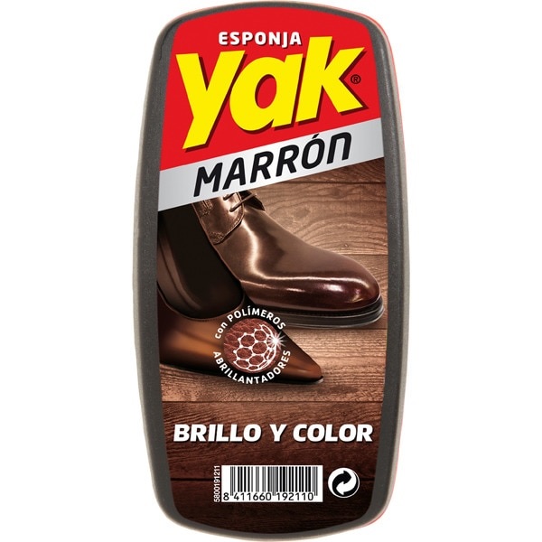 YAK INSTANT LIMPIACALZADO MARRON (607)