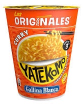 YATEKOMO FIDEOS ORIENTAL CURRY VASO 61G.