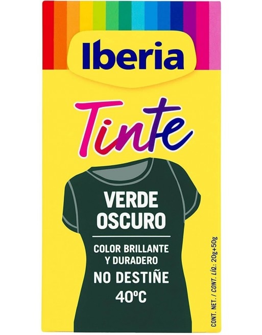IBERIA TINTE VERDE OSCURO "2X10G"